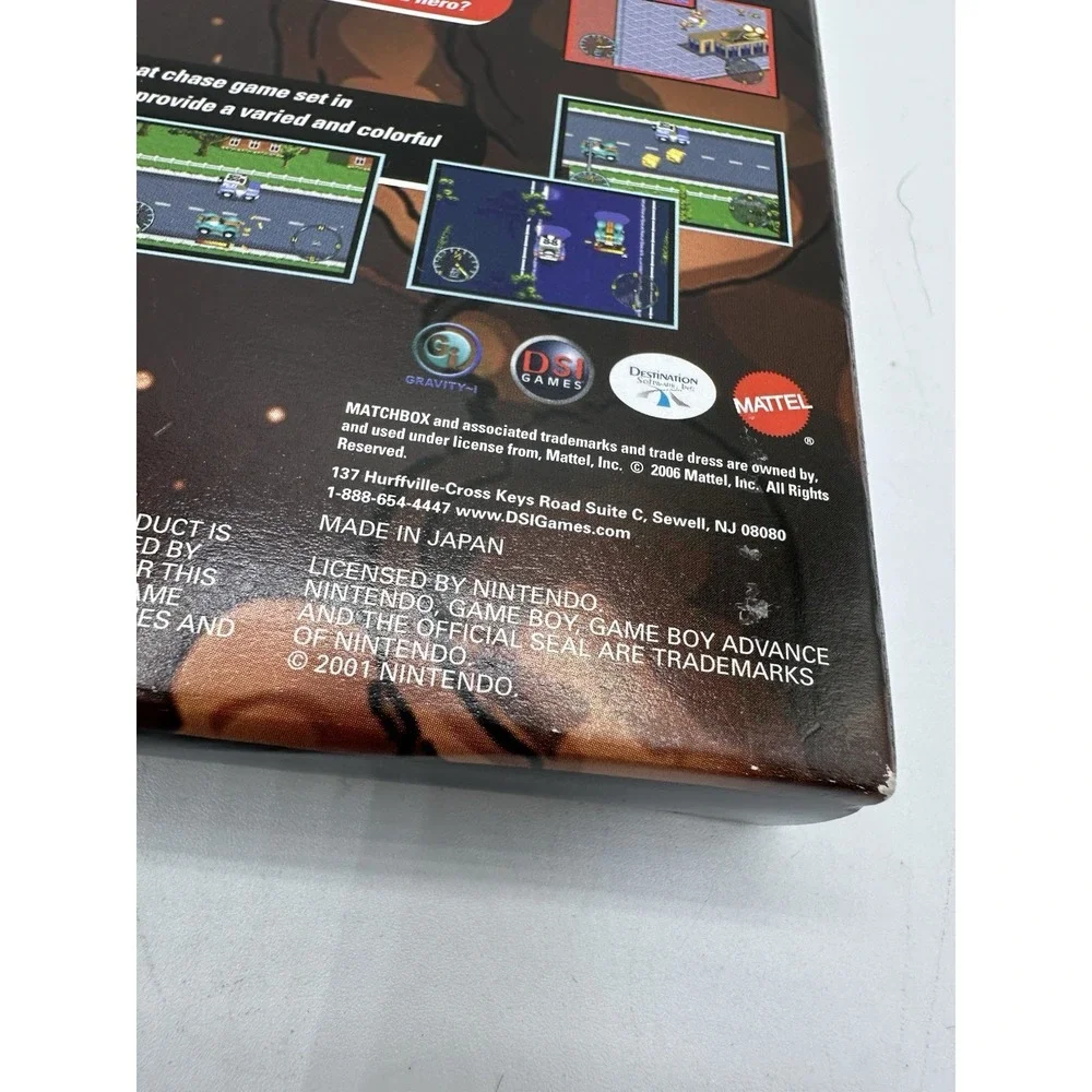 Gameboy Advance Matchbox Missions Airland / sea rescue / emergency response CIB